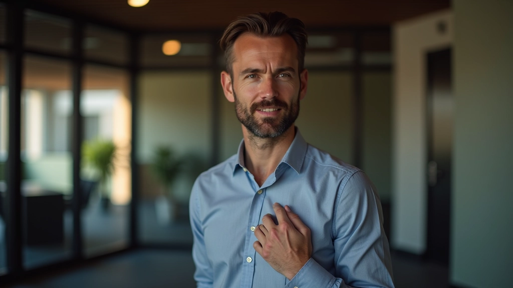 Personne exprimant ses émotions de manière réfléchie dans un environnement de travail